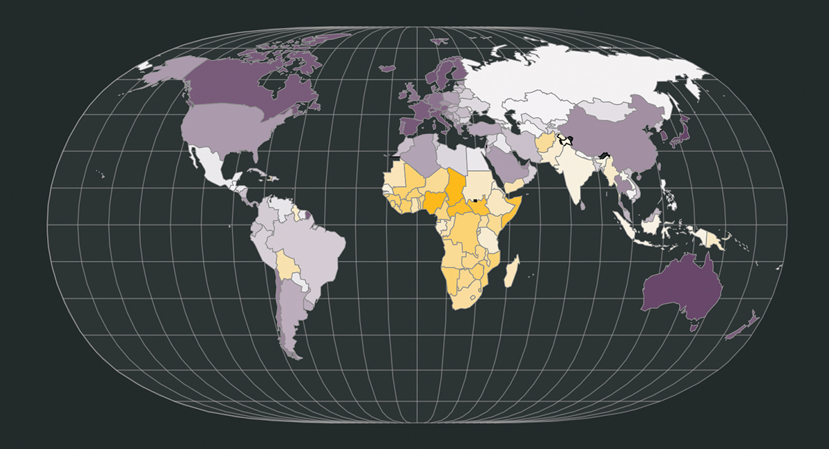 A world map